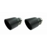 Auspuffblenden Endrohre schwarz FORD KUGA  2008-2020 TDCI EcoBoost Ø90mm