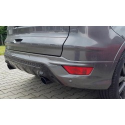 Auspuffblenden Endrohre schwarz FORD KUGA  2008-2020 TDCI EcoBoost Ø90mm