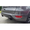 Auspuffblenden Endrohre schwarz FORD KUGA  2008-2020 TDCI EcoBoost Ø90mm