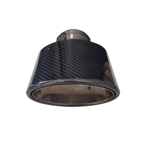 CARTUNER Carbon Auspuffblende Endrohr oval 150x90mm