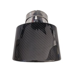 CARTUNER Carbon Auspuffblende Endrohr oval 150x90mm