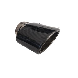 CARTUNER Carbon Auspuffblende Endrohr oval 150x90mm