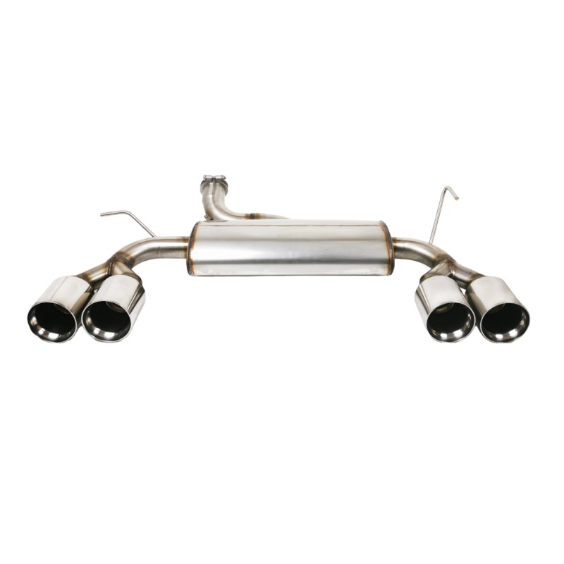 CARTUNER Edelstahl Sportauspuff 136-402/16 P rund 100mm für JEEP Wrangler 2007-2018