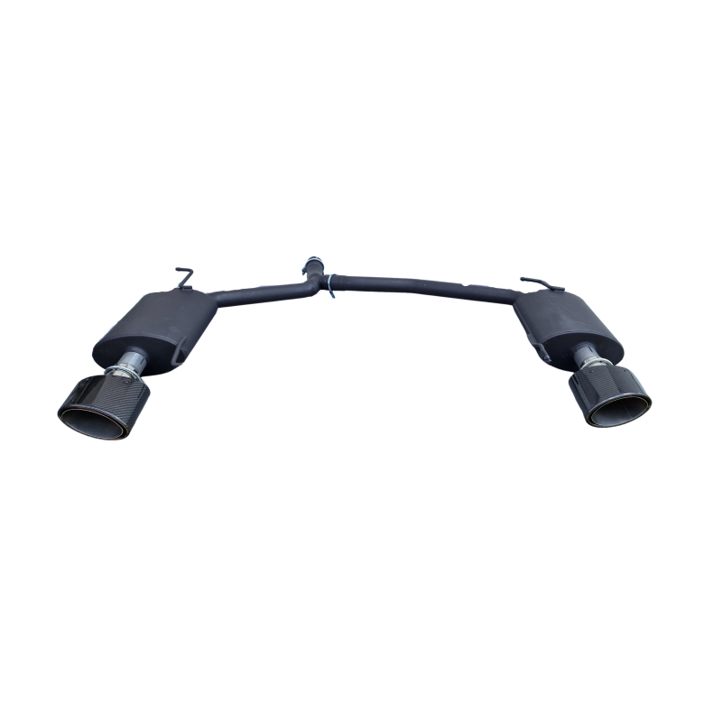 Sportauspuff Ulter Sport 101-406 mit Carbon Endrohren oval für AUDI A4 typ 8K (2008-2015)