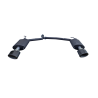 Sportauspuff Ulter Sport 101-406 mit Carbon Endrohren oval für AUDI A4 typ 8K (2008-2015)