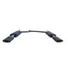 Sportauspuff Ulter Sport 101-406 mit Carbon Endrohren oval für AUDI A4 typ 8K (2008-2015) 4x 90mm