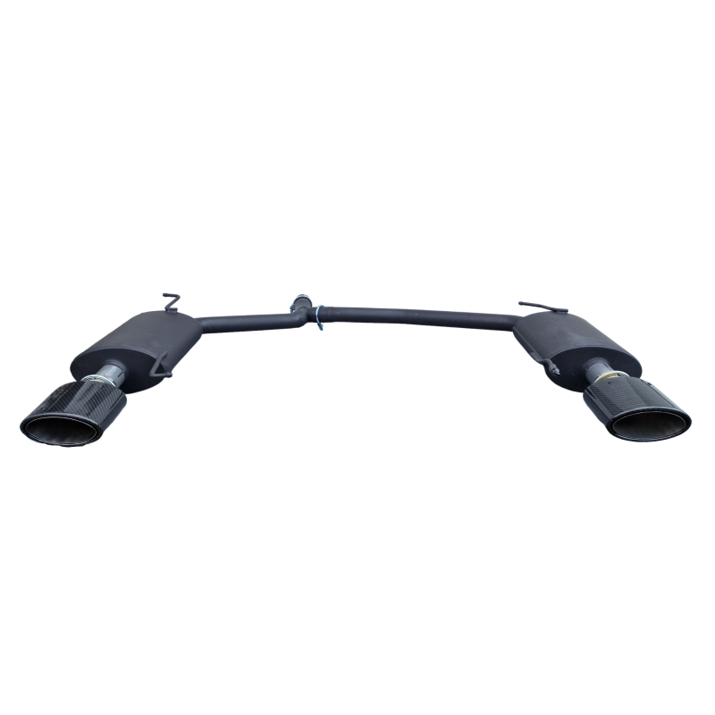 Sportauspuff Ulter Sport 101-406 mit Carbon Endrohren oval für AUDI A4 typ 8K (2008-2015) 4x 90mm