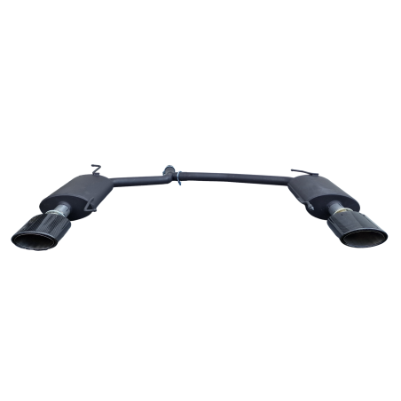 Sportauspuff Ulter Sport 101-406 mit Carbon Endrohren oval für AUDI A4 typ 8K (2008-2015) 4x 90mm