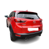Sportauspuff 116-321/101RS für Mazda CX-3 CX3 2015-2018 rund 100mm abgeschrägt links rechts