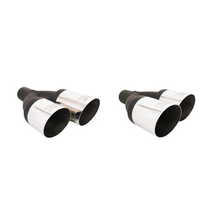 Ulter Sport Auspuffblenden Endrohre N2-08-1* 2x 80mm abgeschrägt versetzt