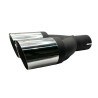 Ulter Sport Auspuffblende Endrohr N2-08-1* 2x 80mm abgeschrägt