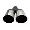 Ulter Sport Auspuffblende Endrohr N2-08-1* 2x 80mm abgeschrägt