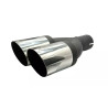 Ulter Sport Auspuffblende Endrohr N2-08-1* 2x 80mm abgeschrägt