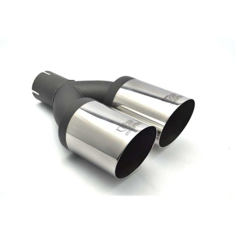 Ulter Sport Auspuffblende Endrohr N2-08-1* 2x 80mm abgeschrägt