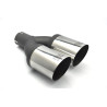 Ulter Sport Auspuffblende Endrohr N2-08-1* 2x 80mm abgeschrägt