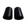 CARTUNER Auspuffblende Endrohr für 5er BMW E60 E61 Edelstahl Ø80mm schwarz