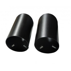 CARTUNER Auspuffblende Endrohr für 5er BMW E60 E61 Edelstahl Ø80mm schwarz