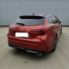 Auspuffblende für Toyota Corolla Hybrid Touring Sports E21 ab 2019 Endrohr Blende Auspuff