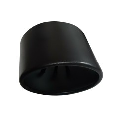 CARTUNER Auspuffblende schwarz für 1er BMW X1 E84 ab 2009 Ø120x80mm