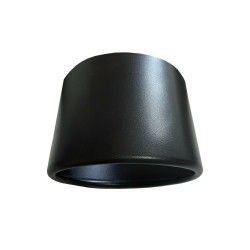 CARTUNER Auspuffblende schwarz für 1er BMW X1 E84 ab 2009 Ø120x80mm