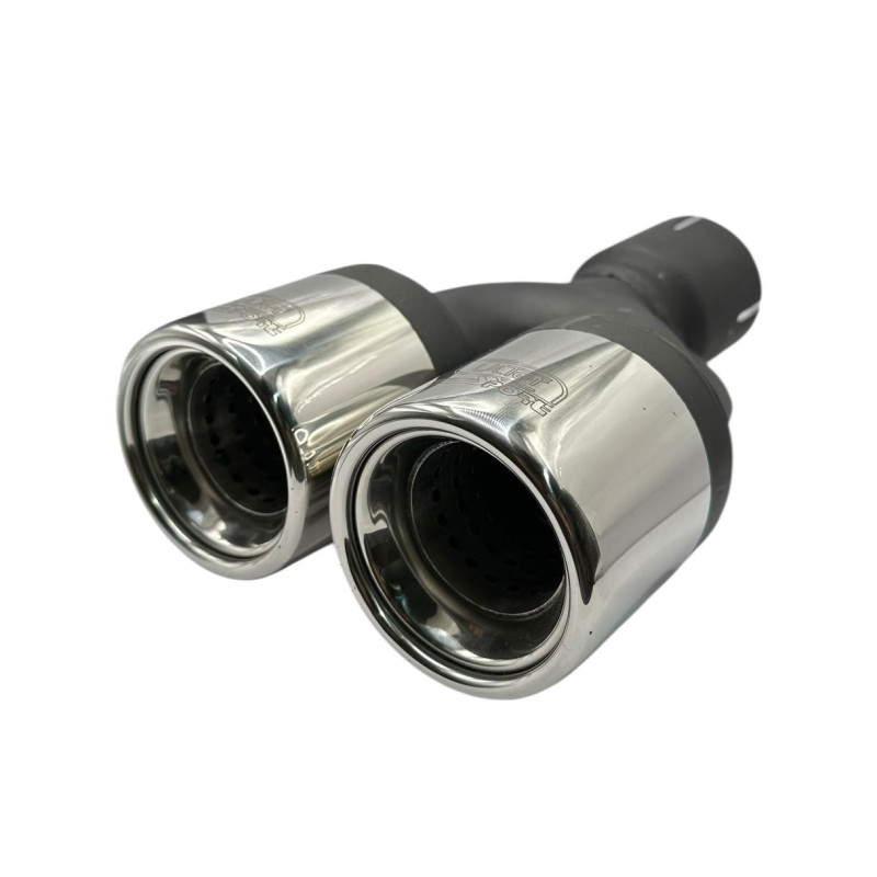 Endrohr Ulter Sport N2-07K Rund 80mm Auspuffblende Doppelendrohr