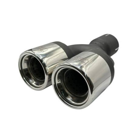 Endrohr Ulter Sport N2-07K Rund 80mm Auspuffblende Doppelendrohr