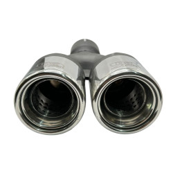 Endrohr Ulter Sport N2-07K Rund 80mm Auspuffblende Doppelendrohr