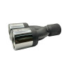 Endrohr Ulter Sport N2-07 Rund 80mm Auspuffblende Doppelendrohr