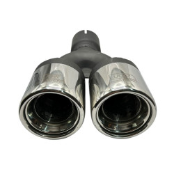 Endrohr Ulter Sport N2-07 Rund 80mm Auspuffblende Doppelendrohr