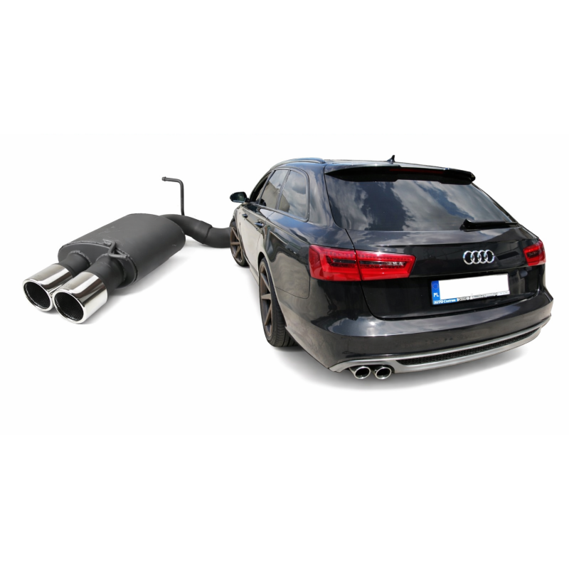 Ulter Sportauspuff 101-237/80RS für AUDI A6 C7 4G 2011-2018 AVANT Kombi Diesel 2x70mm