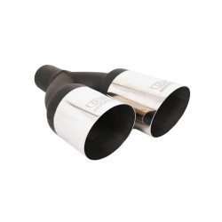 Ulter Sport Auspuffblende Endrohr linke Seite N2-08-1* 2x 80mm abgeschrägt versetzt