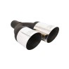 Ulter Sport Auspuffblende Endrohr linke Seite N2-08-1* 2x 80mm abgeschrägt versetzt