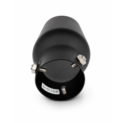 Duplex Auspuffblenden Endrohre 100mm für FORD KUGA schwarz Edelstahl