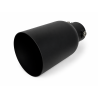 Duplex Endrohrsatz Sportauspuff für VW Golf GTI 100mm rund schwarz Edelstahl
