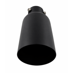 2x Auspuffblenden Endrohre Endrohrsatz Ø100mm schwarz Anschluß bis zu 60mm