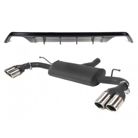 Duplex Sportauspuff Ulter Sport d108-435/70RS mit Diffusor